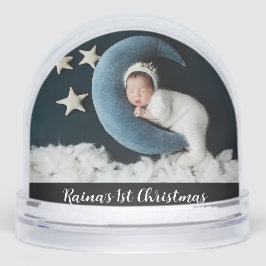 Baby's 1st Christmas - Photo Snow Globe Keepsake Schneekugeln