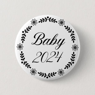 Babys 2024   Ankündigung der Schwangerschaft   Bab Button