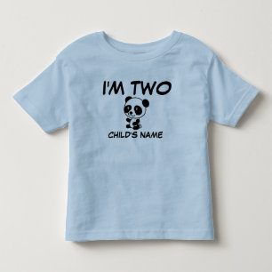 BABYS 2. GEBURTSTAG (ZWEI ALTER) Personalisiert Kleinkind T-shirt