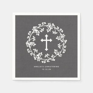 Baby's Atem Christening Serviette