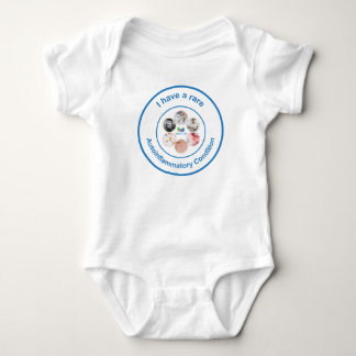 Baby's Best 'I have a selten..' mit Symptombild. Baby Strampler