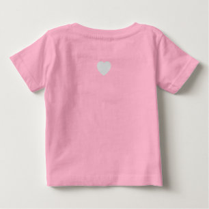 Babys Body "pcog" rund mit Schriftzug & Herz Baby T-shirt