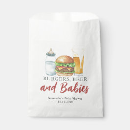 Babys, Burgers und Beer Baby Dusche Geschenktütchen