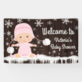 Baby's Cold Outdoor Baby Duschbanner Banner