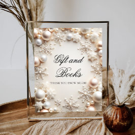 Baby's Cold Outdoor Baby Dusche Geschenkbuch Poster