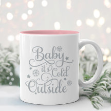 Baby's Cold Outdoor Gray Script Holiday