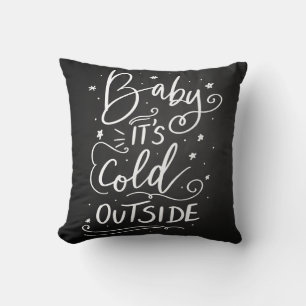 Baby's Cold Outdoor Handschrift Kissen
