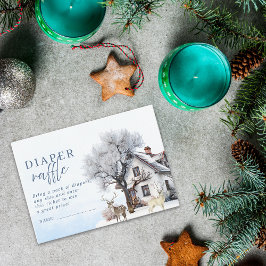 Baby's Cold Outdoor Winter Adventure Mountain Begleitkarte