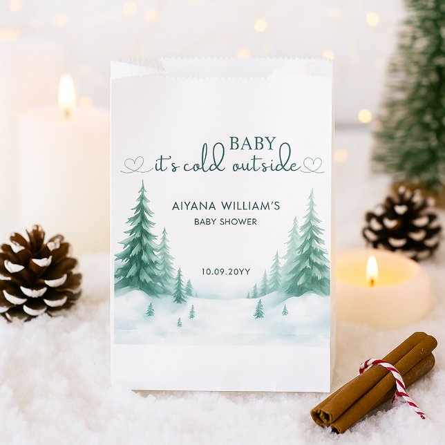 Baby's Cold Outdoor Winter Baby Dusche Party Geschenktütchen (Von Creator hochgeladen)