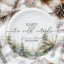 Baby's Cold Outdoor Winter Baby Dusche Party