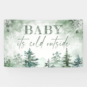 Baby's Cold Outdoor Winterwald Banner