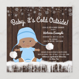 Baby's Cold Outside Baby Dusche Einladung