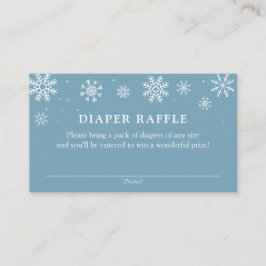 Baby's Cold Outside Duwer Windelwanne Raffle Ticke Begleitkarte