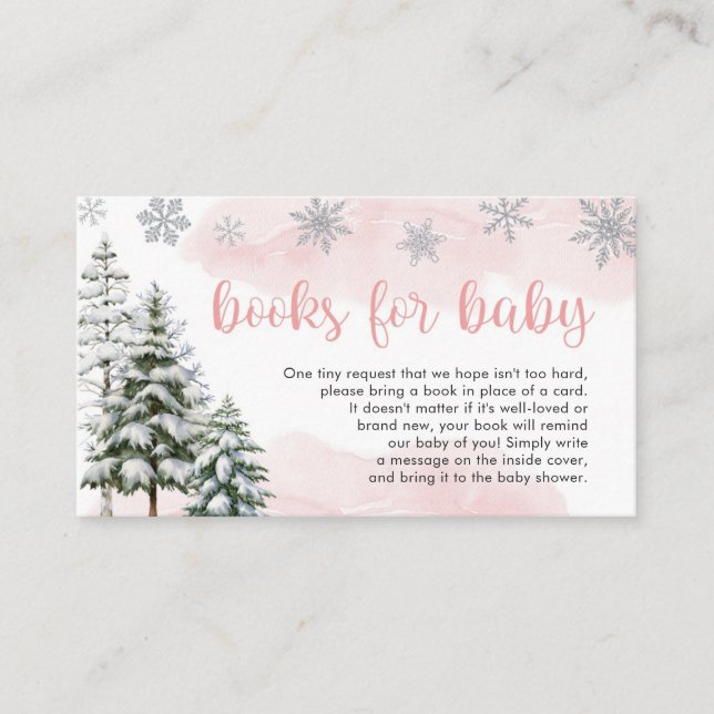 Baby's Cold Outside Girl Books for Baby Begleitkarte