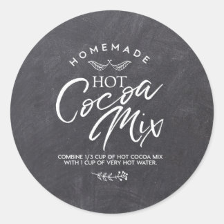 Baby's Cold Outside - Hot Cocoa Mix Labels Runder Aufkleber