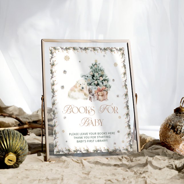 Baby's Cold Outside Polar Bear Books for Baby Poster (Von Creator hochgeladen)