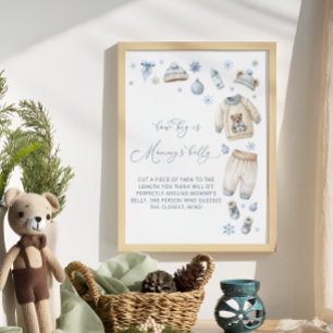 Baby's Cold Outside Wie groß ist Mama's Bauch Poster