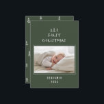 Babys erste Weihnachten elegant gezeichnet Baum Fo<br><div class="desc">1 Foto Babys erste Weihnachtszeit handgezeichnete Baum elegante Design</div>