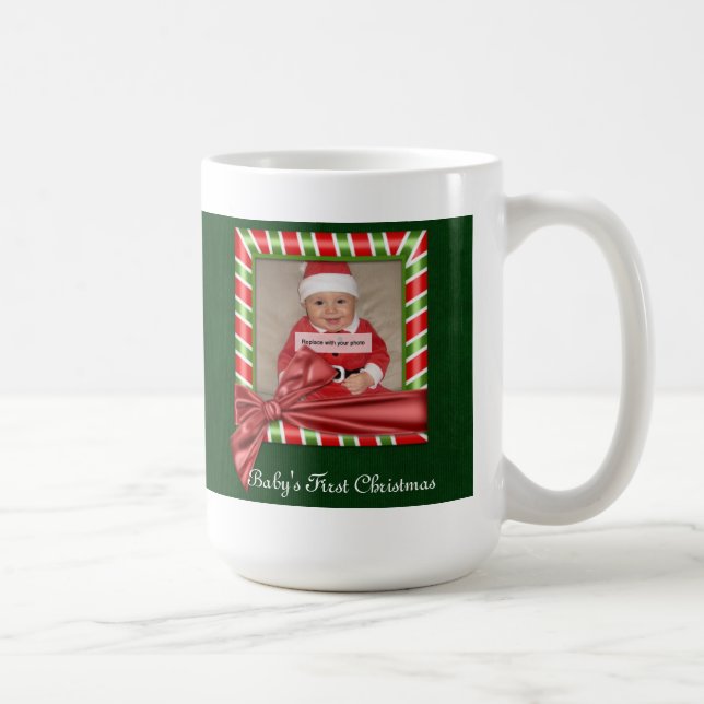 Babys erste Weihnachtsfeier-Tasse Tasse (Rechts)