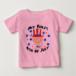 Babys ersten Juli 4. Baby T-shirt