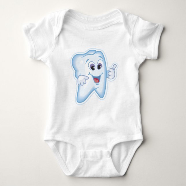 Babys ersten toothy! baby strampler (Vorderseite)