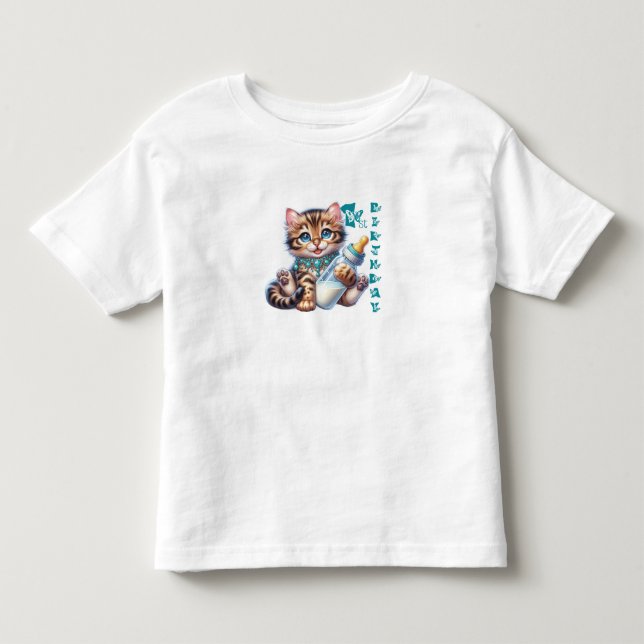Babys erster Geburtstag. Kleinkind T-shirt (Vorderseite)