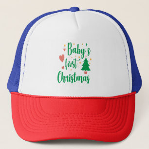 Babys erster Weihnachtshut Truckerkappe