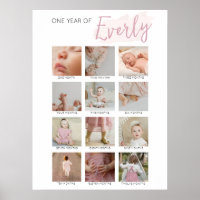Babys erstes Jahr FotoCollage
