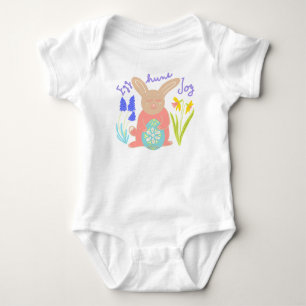 Baby's erstes Osterhasen-Body Baby Strampler