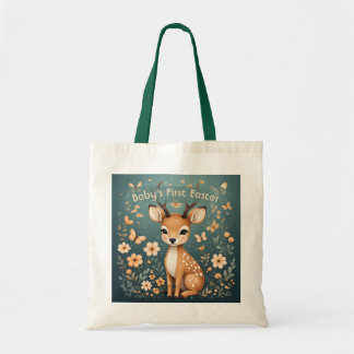 Babys erstes Ostern Waldtiere Baby Reh Boho Tragetasche
