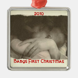 Babys erstes Weihnachten, 2010 Silbernes Ornament
