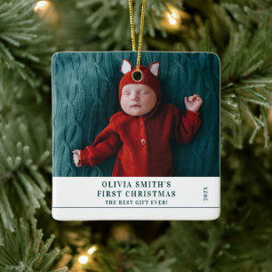 Babys erstes Weihnachten Geburtsstatistik Ankündi Keramikornament
