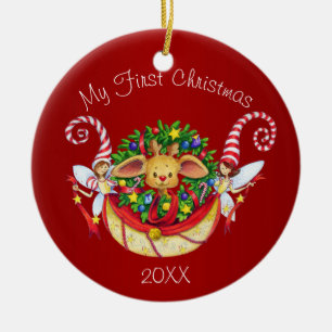 Baby's erstes Weihnachten Keramik Ornament