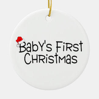 Babys erstes Weihnachten Keramikornament