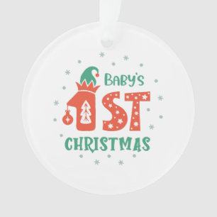 Baby's erstes Weihnachten Ornament
