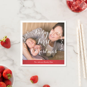 Baby's erstes Weihnachten Süße Papier Servietten