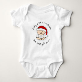 Baby's erstes Weihnachts-Beste Geschenk je Onesis Baby Strampler