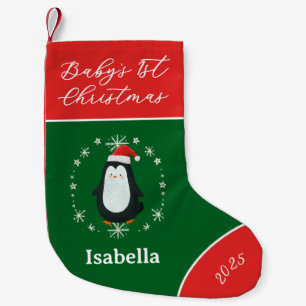 Baby's erstes Weihnachts-Pinguin  Kleiner Weihnachtsstrumpf