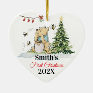 Baby's erstes Weihnachtsbaum-Ornament | Bär & Bien Keramik Ornament
