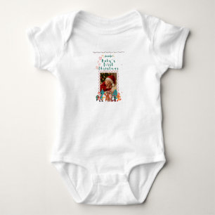 Baby's erstes Weihnachtsfest benutzerdefiniertes F Baby Strampler