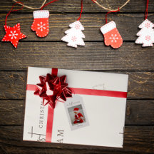 Baby's erstes Weihnachtsfoto | Personalisiert