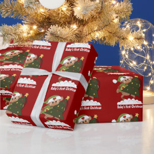 Babys erstes Weihnachtspapier Geschenkpapier