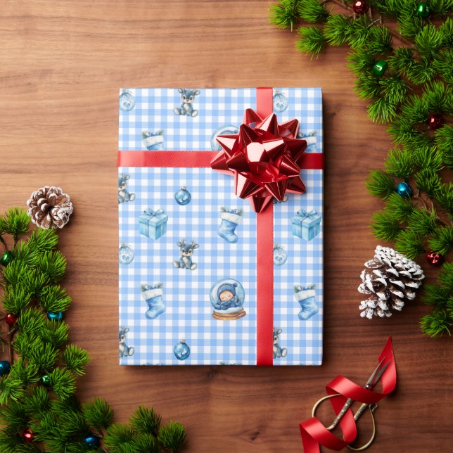Baby's erstes Weihnachtswunder! Geschenkpapier (Feiertagsgeschenk)