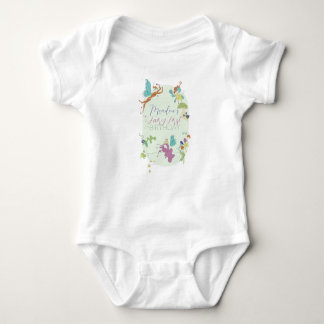 Baby's Fairy First Birthday Outfit Baby Strampler