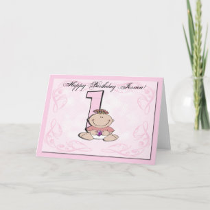 Baby's First Birthday Karte