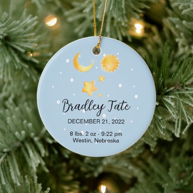 Baby's First Christamas Keramik Ornament (Baum)
