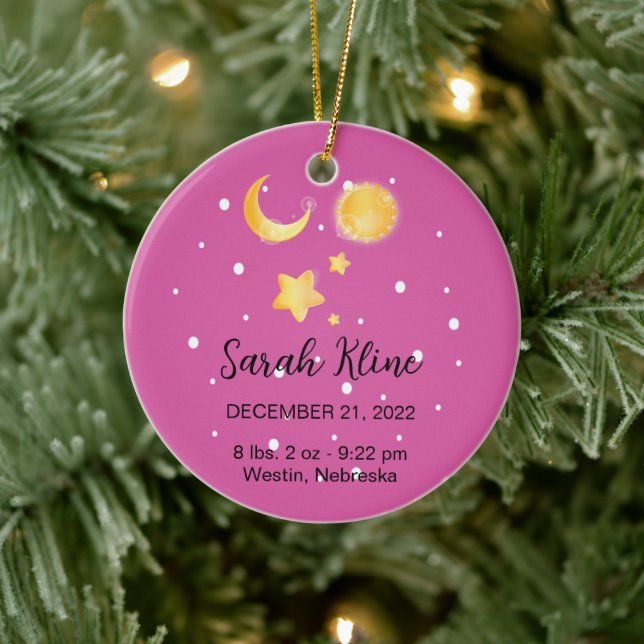 Baby's First Christamas Keramik Ornament (Baum)