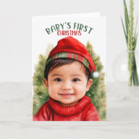 Baby's First Christmas Asian American Boy