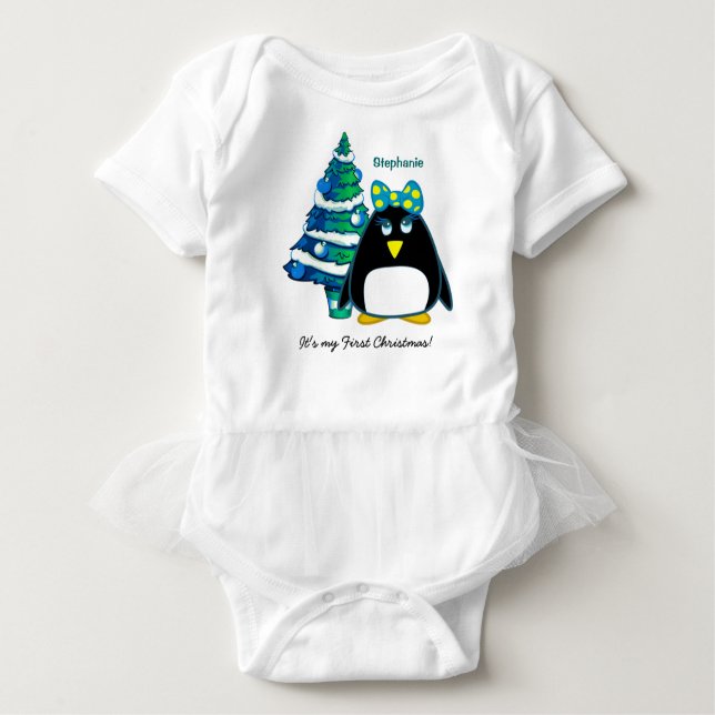 Baby's First Christmas Baby Bodysuits (Vorderseite)