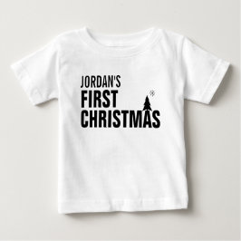 Baby's First Christmas Baby Romper T-shirt